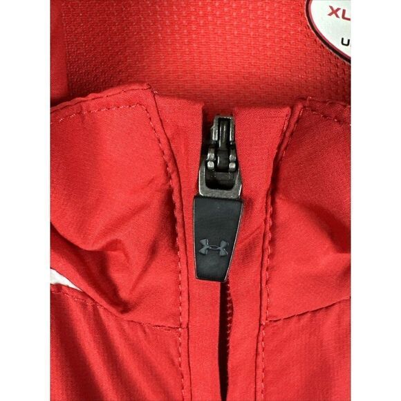 Texas Tech Red Raiders Under Armour Full Zip-Up Jacket Red Men’s XL NCAA 2008 - Picture 4 of 9